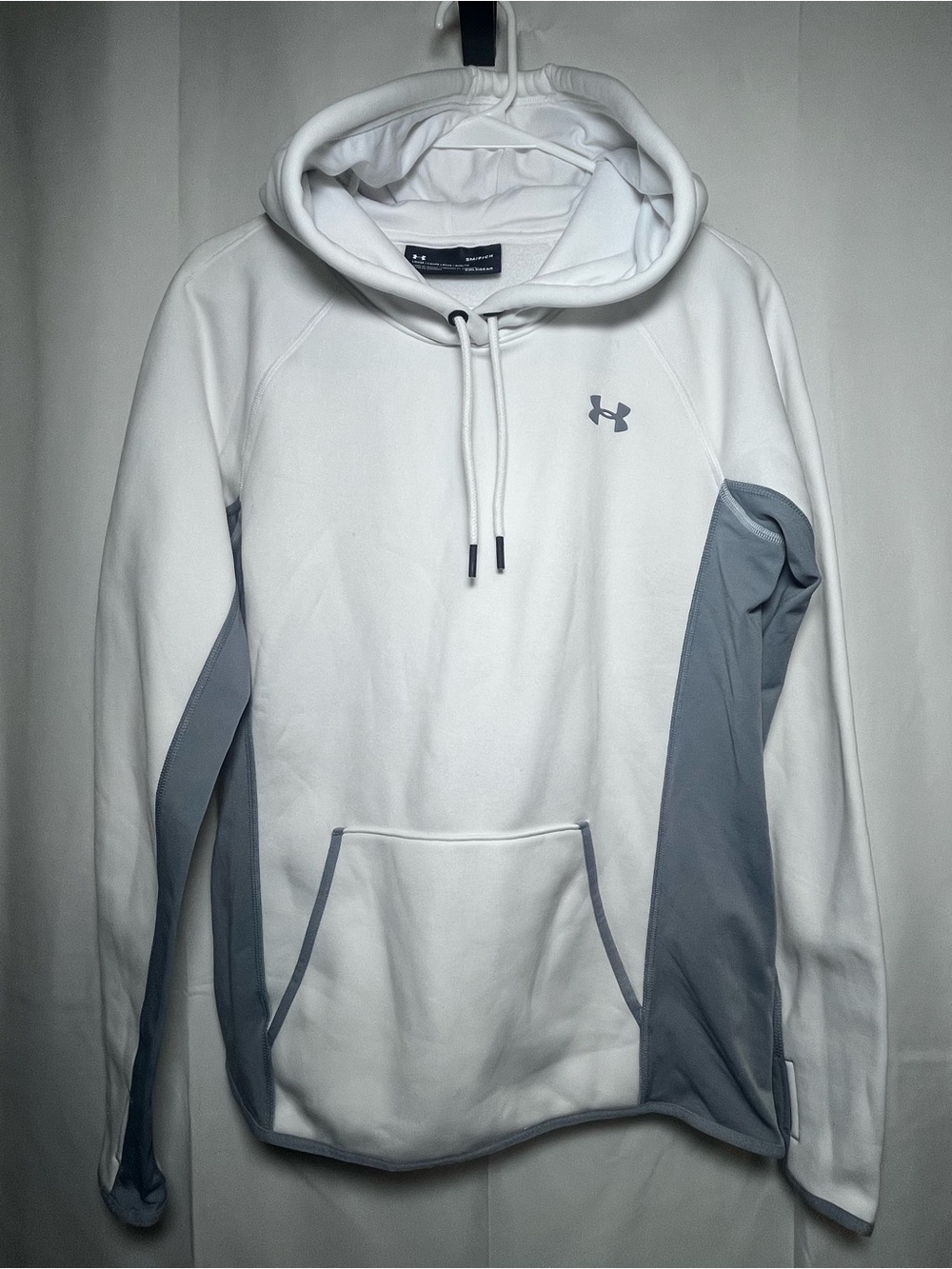 Under Armour Storm Cold Gear White and Gray Women's Pullover Hoodie